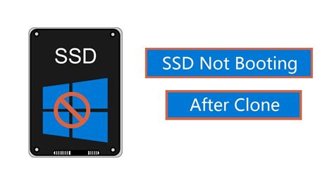 ssd will not boot after clone